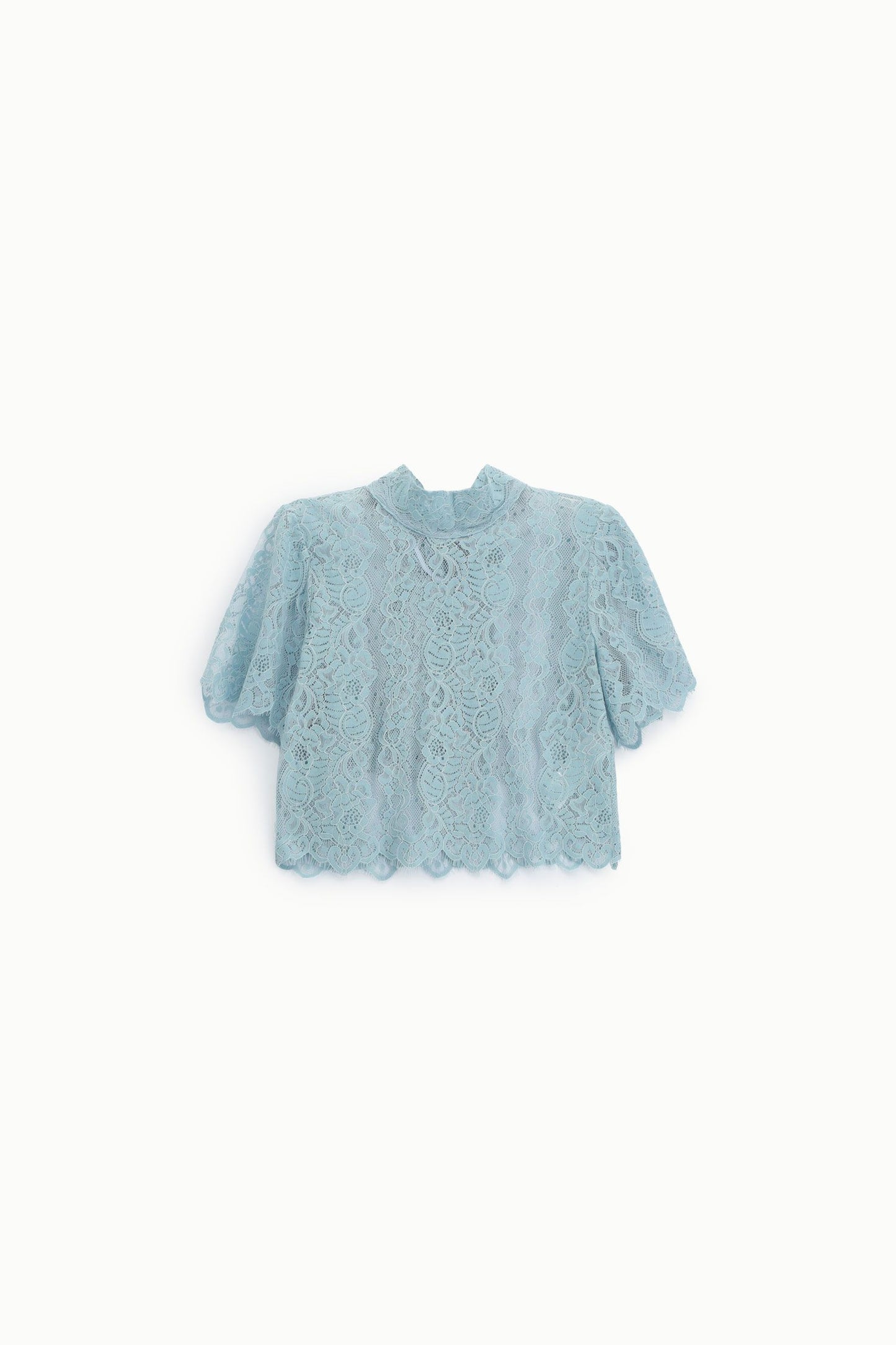 Spitzen-Crop-Top