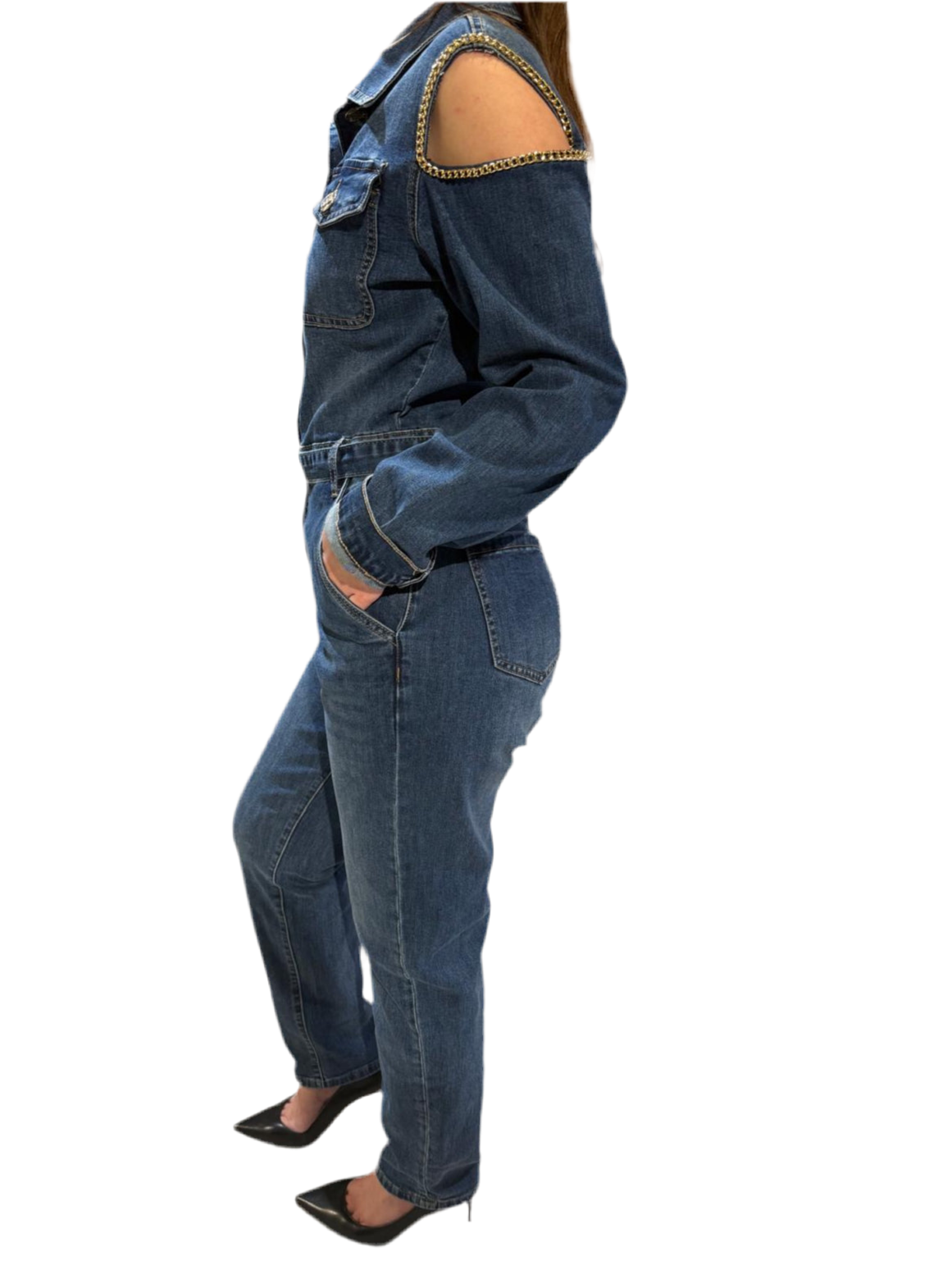 DENIM JUMPSUIT