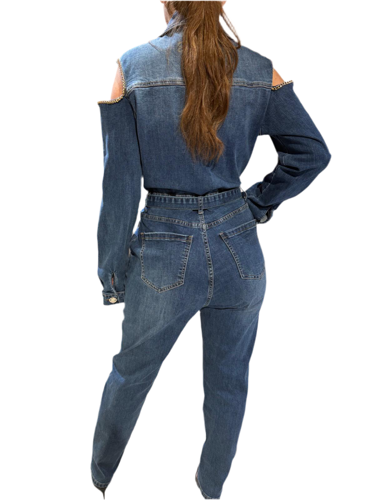 DENIM JUMPSUIT