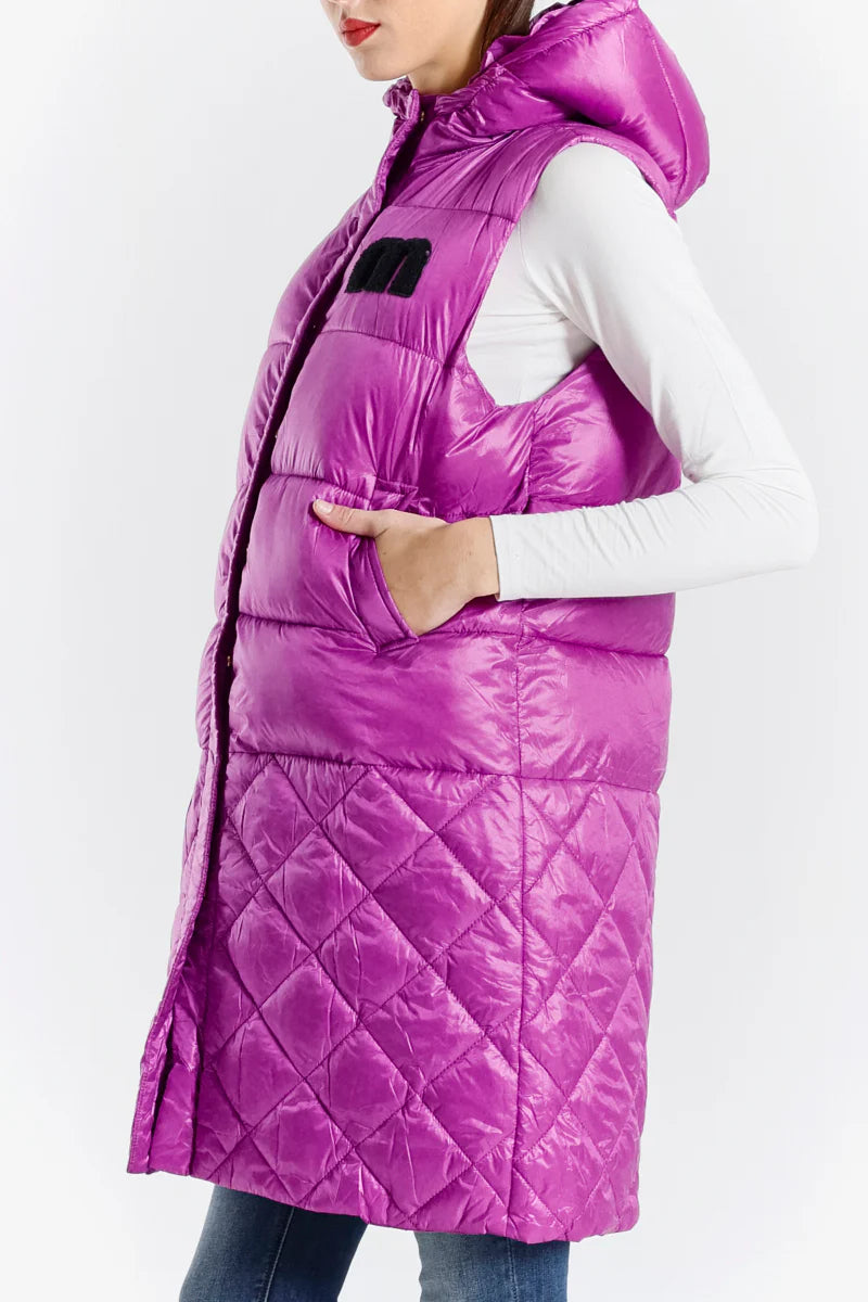 LANGER GESTEPPTER DAMEN GILT