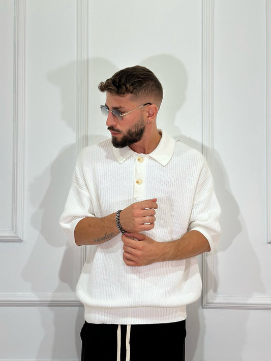Strick Poloshirt