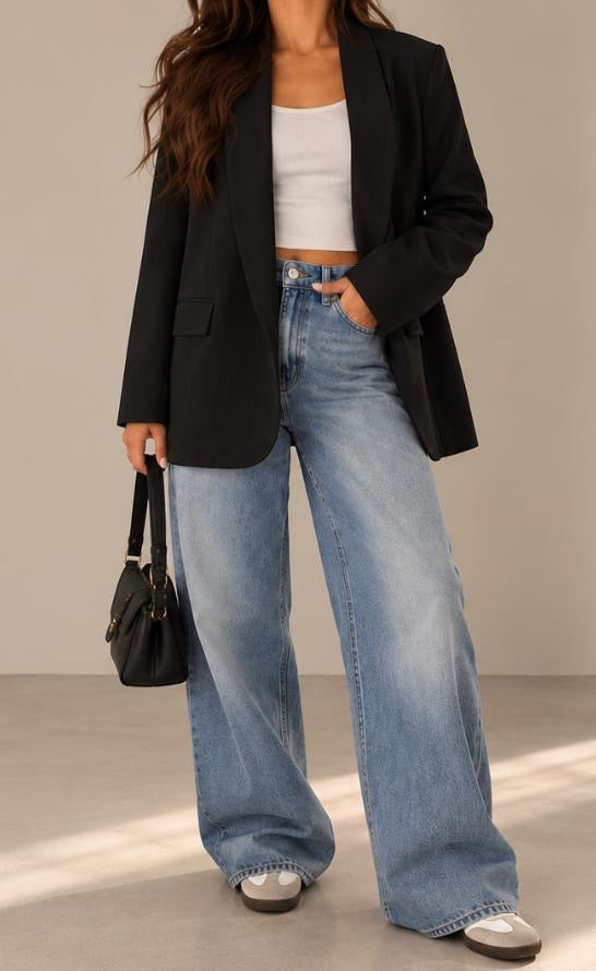 Locker geschnittener Blazer