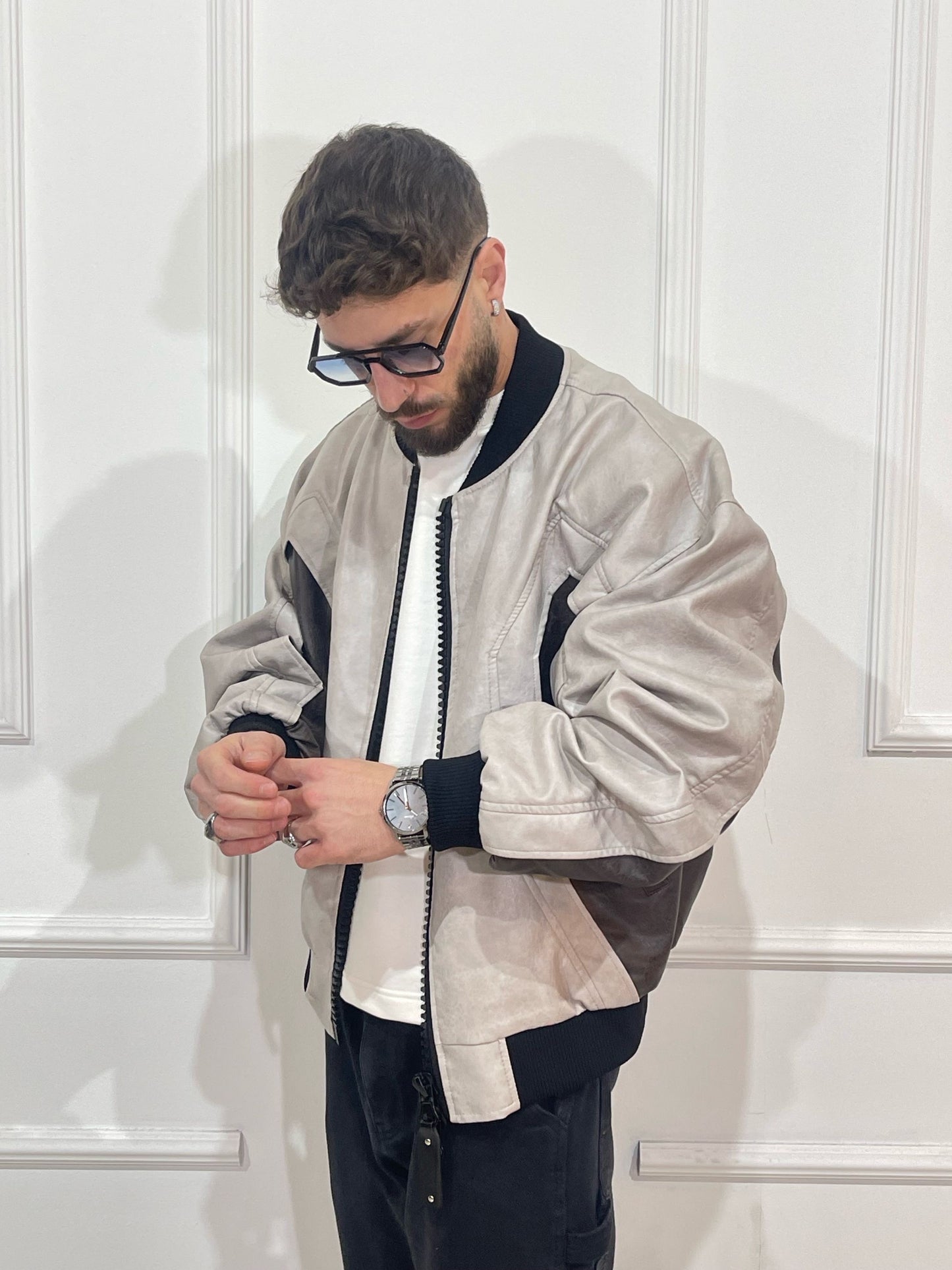 Oversize Bomberjacke