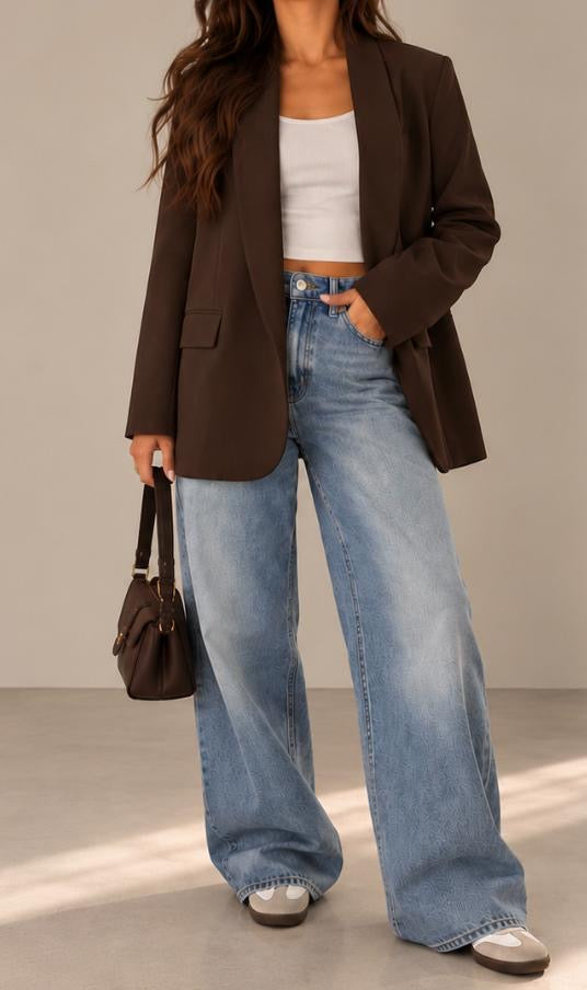 Locker geschnittener Blazer
