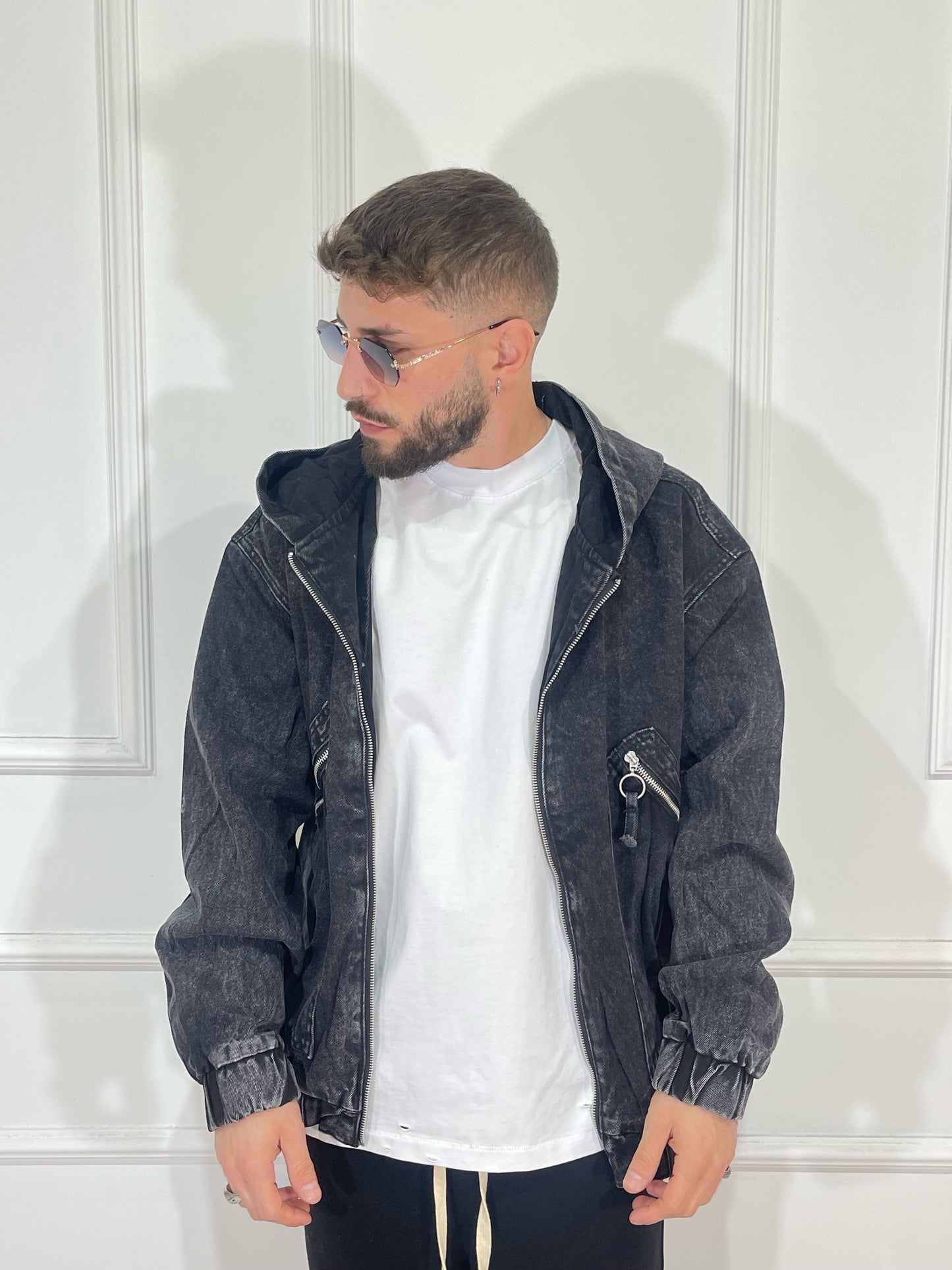 Jeans Bomber Jacke