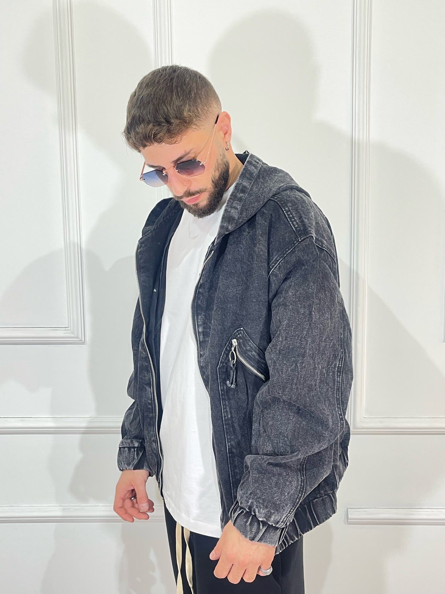 Jeans Bomber Jacke