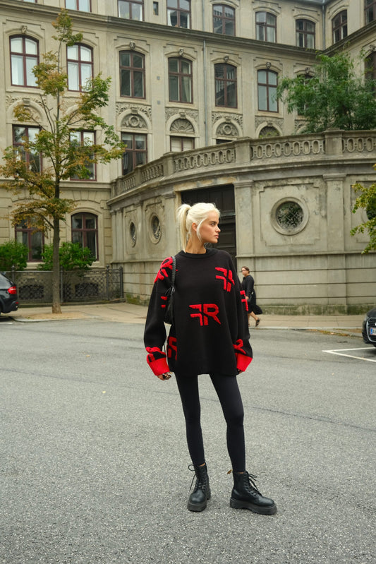 Freisi Merino Wool Jacquard Pullover