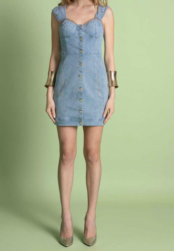 GIL SANTUCCI DENIM DRESS